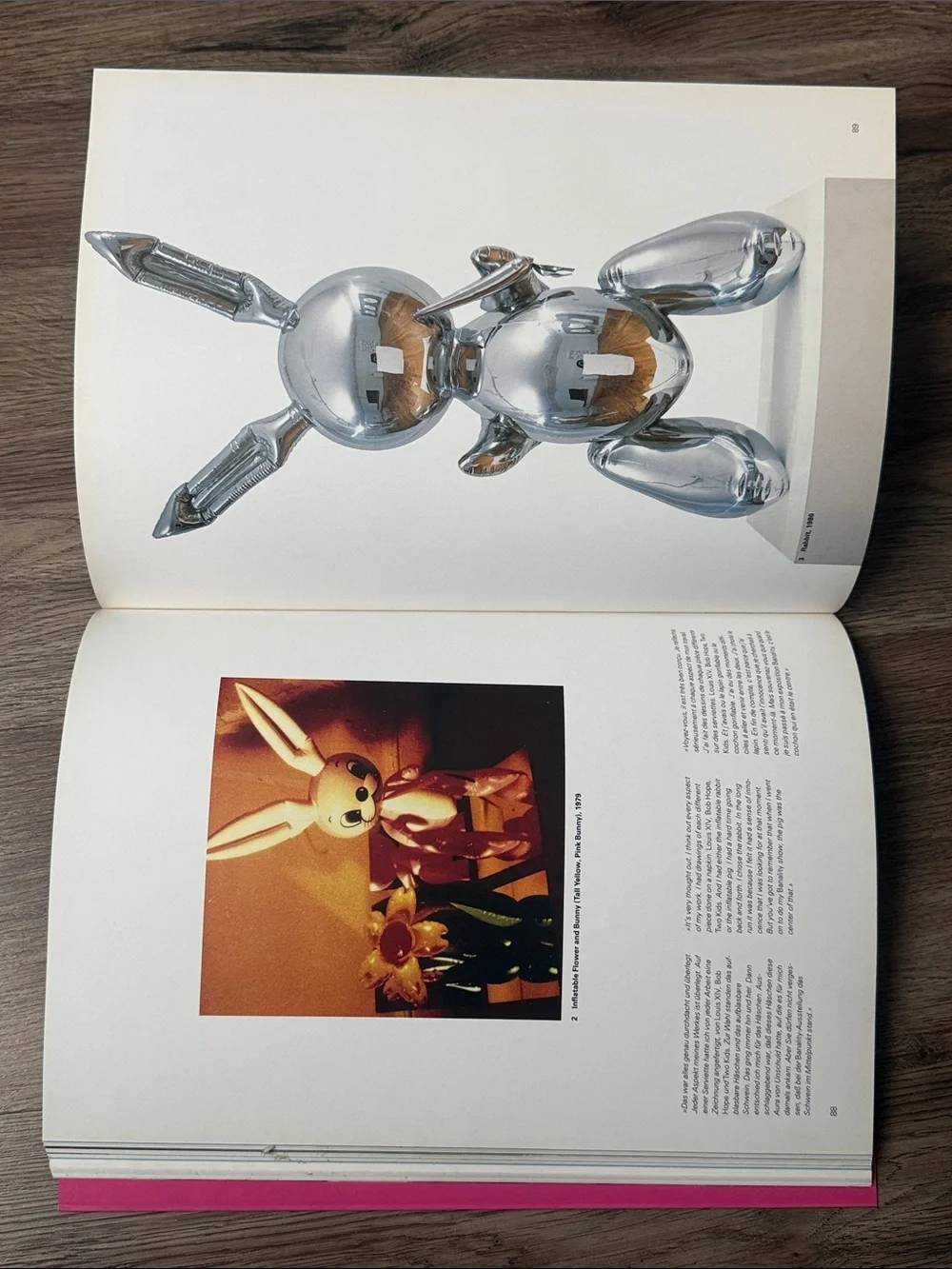 Vintage 1992 Jeff Koons TASCHEN Softcover Art Monograph - Rare Pink Cover